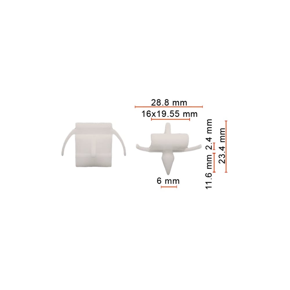 Клипса AVERS для BMW 51711959929 10 шт 51711959929-10