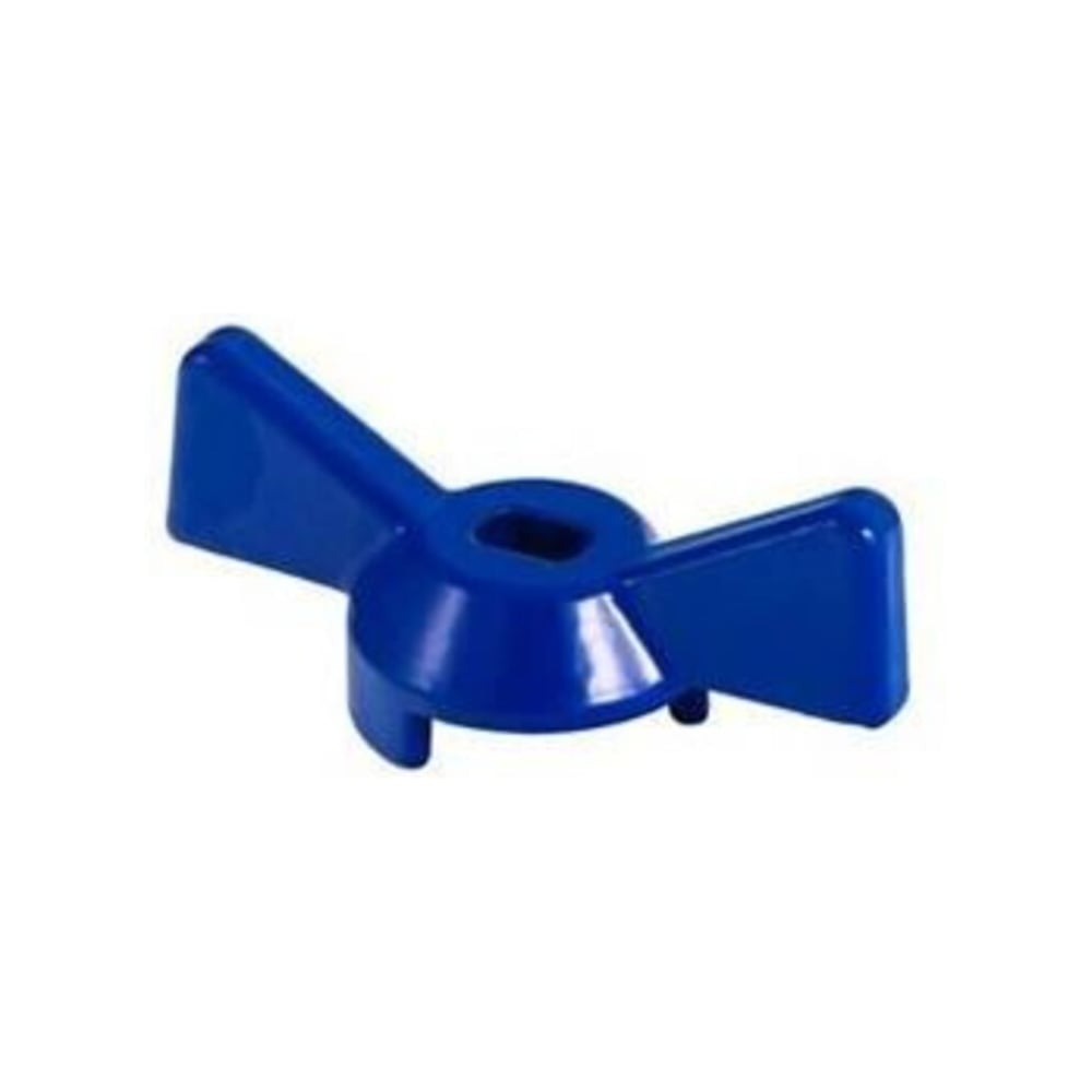Ручка-бабочка для крана СаМат Плюс усиленная 1/2"-3/4" синяя (2 шт) SanT-2255