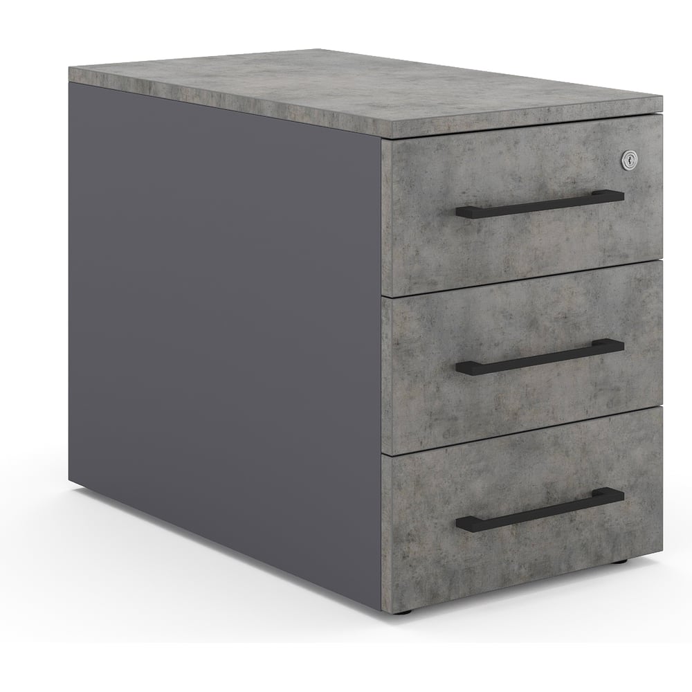 Тумба приставная Kobor TS3-40/60 graphite/chicago 221584