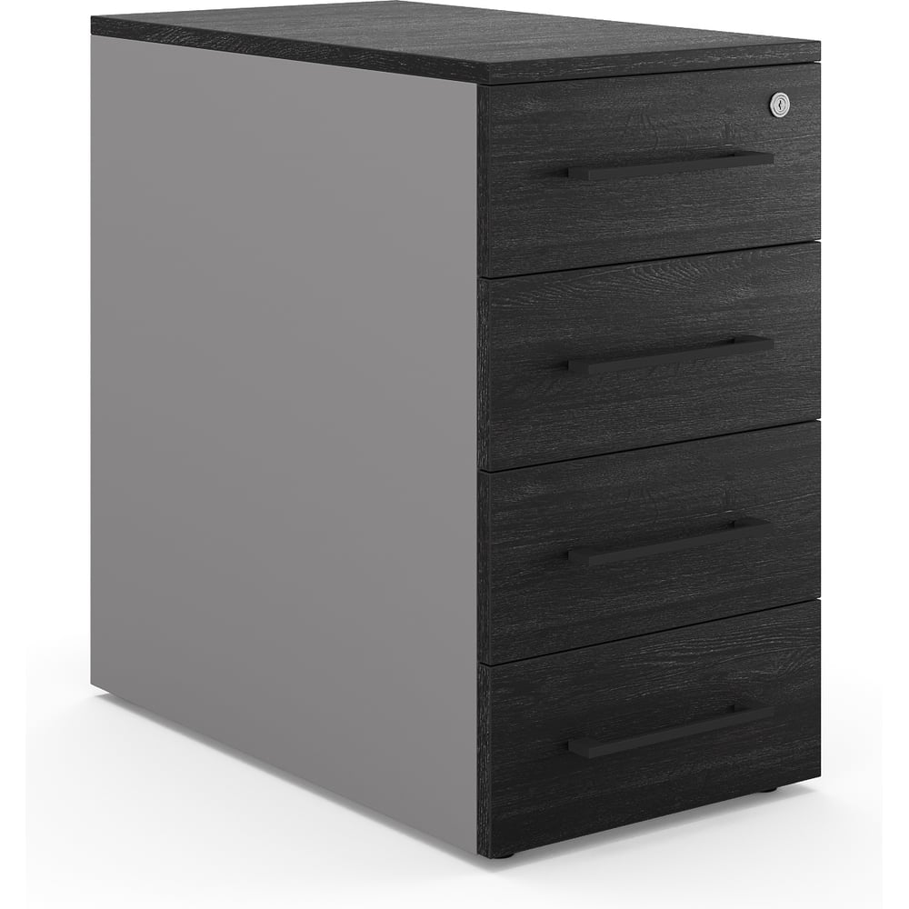 Тумба приставная Kobor TS4-40/50 aluminum/wood 221688