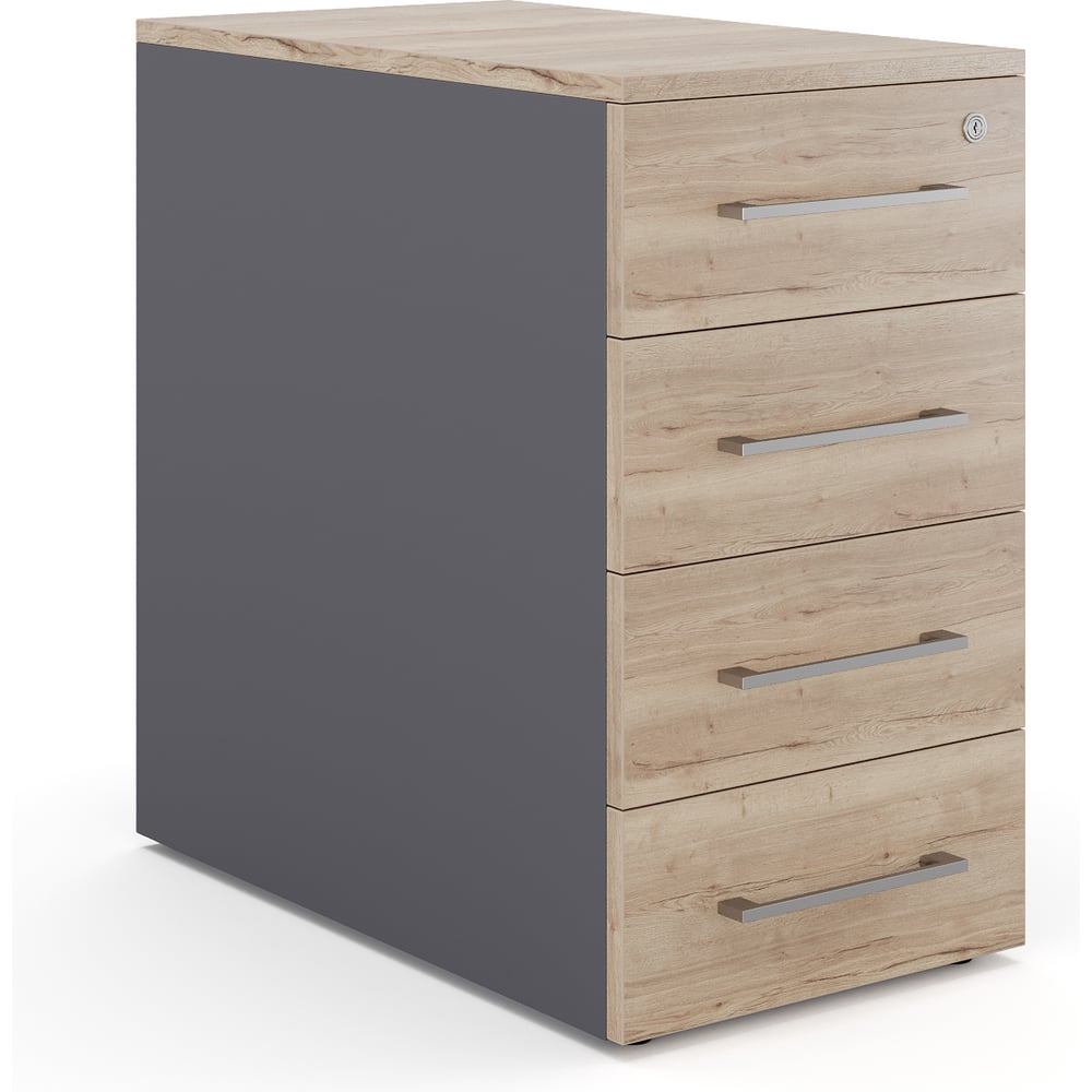 Тумба приставная Kobor TS4-40/80 graphite/natural 220609