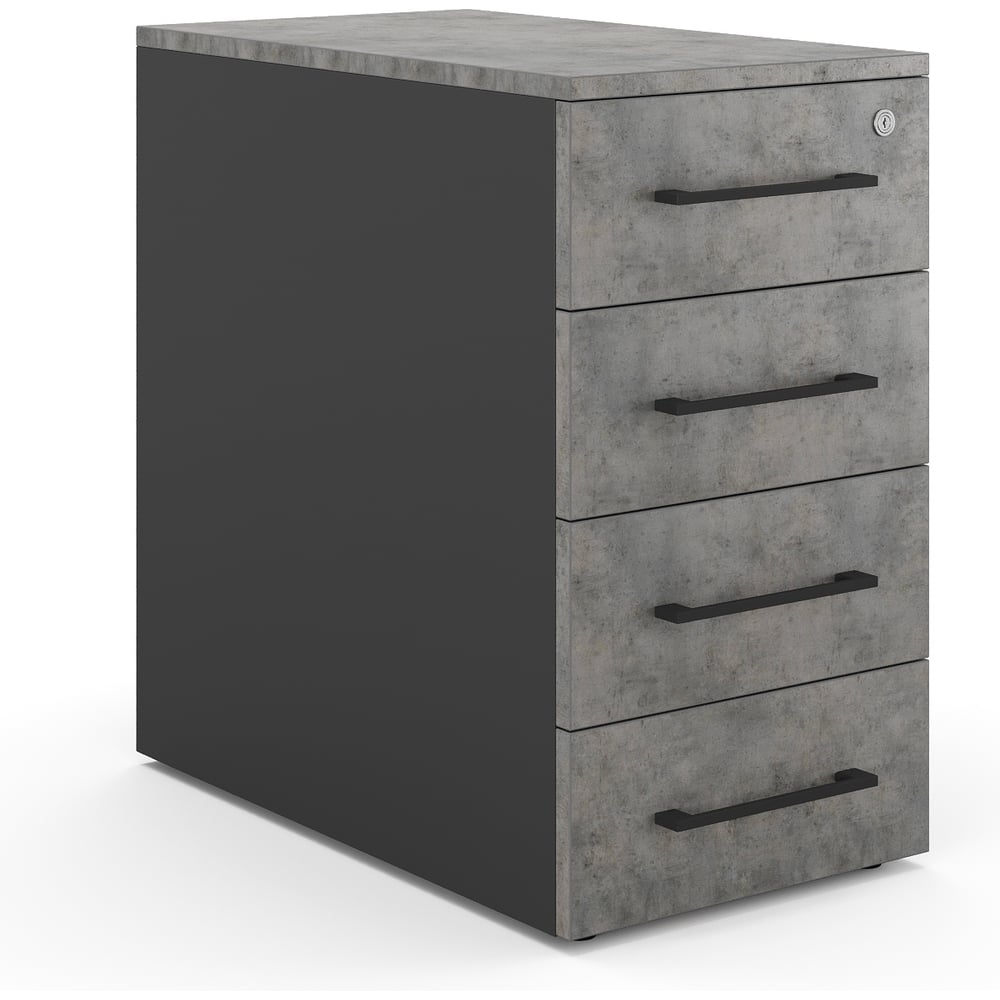 Тумба приставная Kobor TS4-40/80 black/chicago 221643