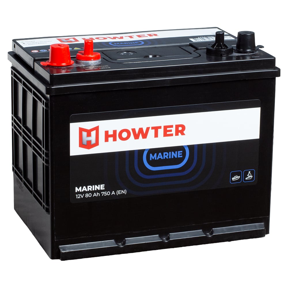 Аккумулятор Howter MARINE M24-750 (80L 750A 255х171х221) 464494