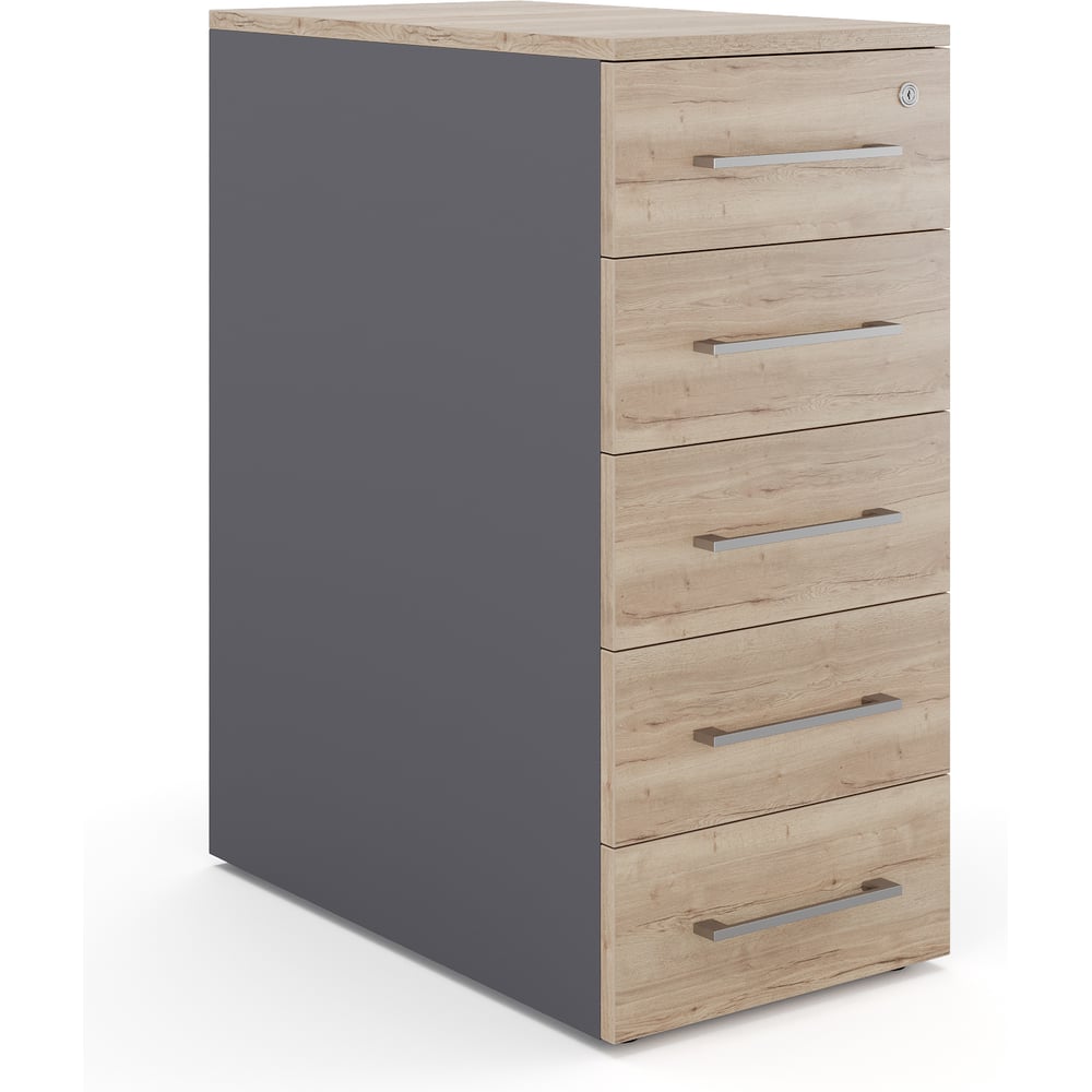 Тумба приставная Kobor TS5-40/80 graphite/natural 220705