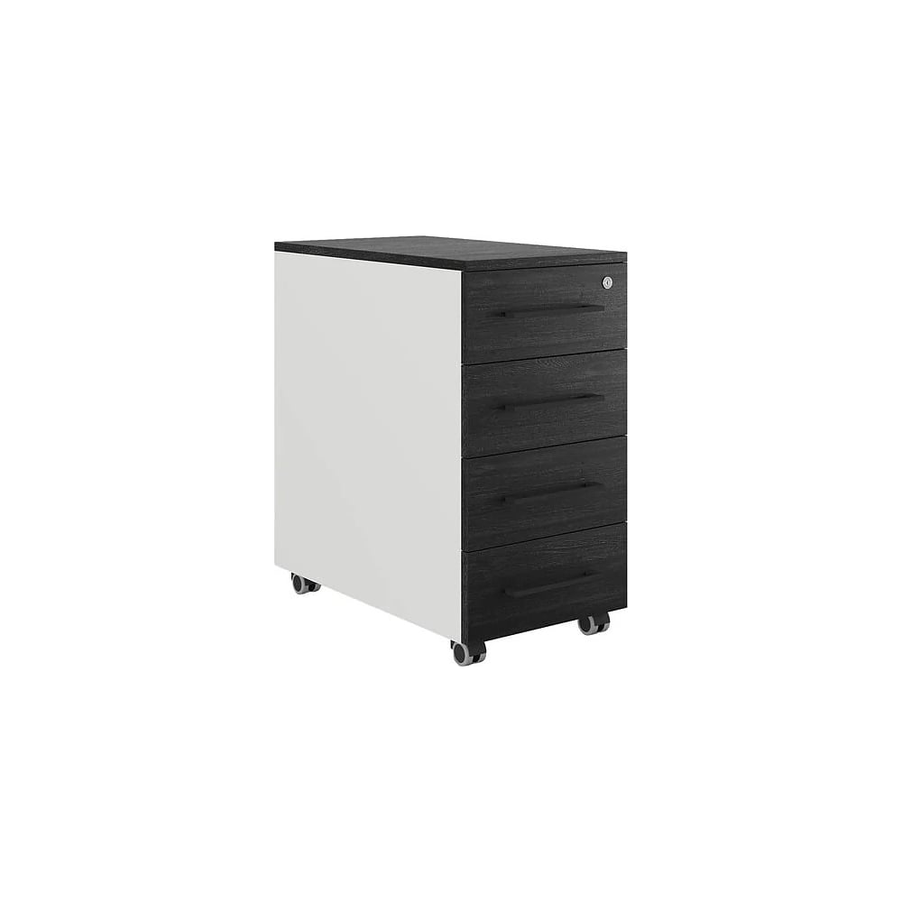 Тумба мобильная Kobor TМ4-40/80 white/wood 221715