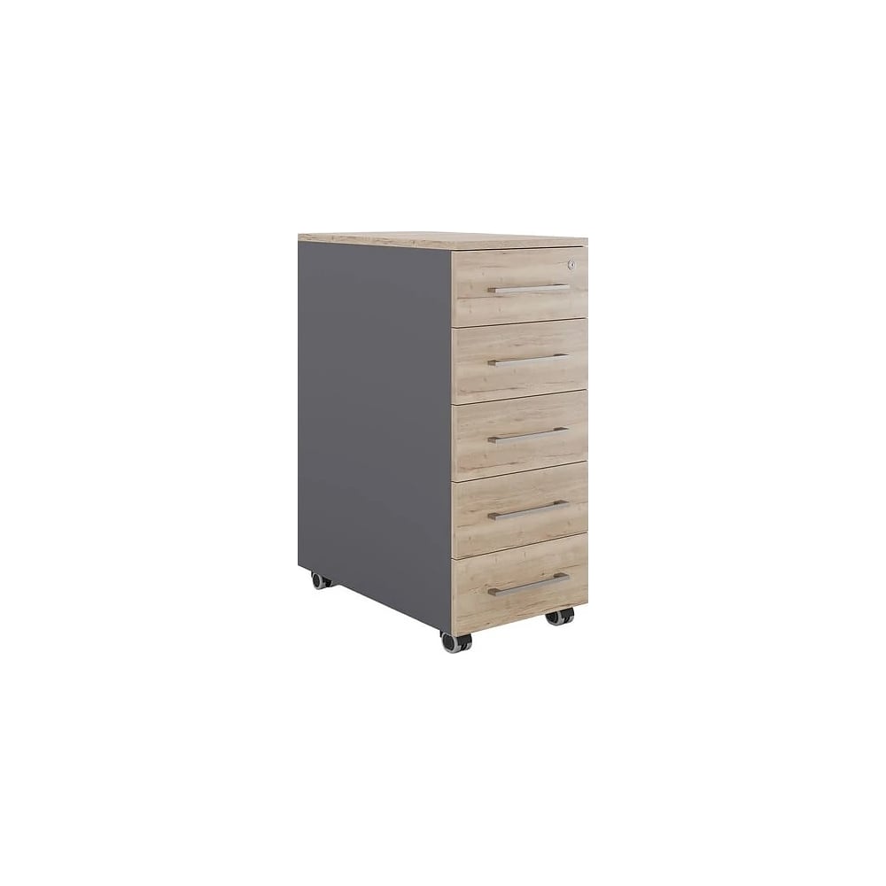 Тумба мобильная Kobor TМ5-40/60 graphite/natural 220707