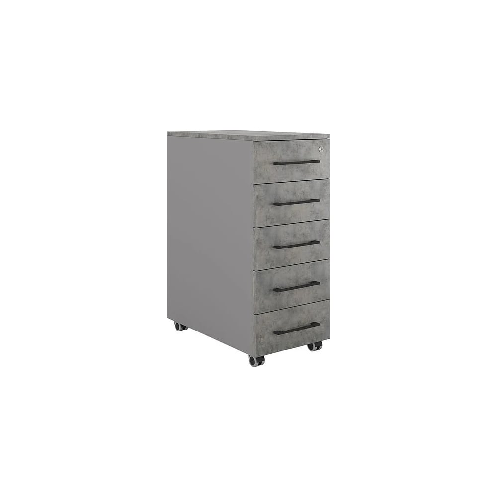 Тумба мобильная Kobor TМ5-40/80 aluminum/chicago 221762