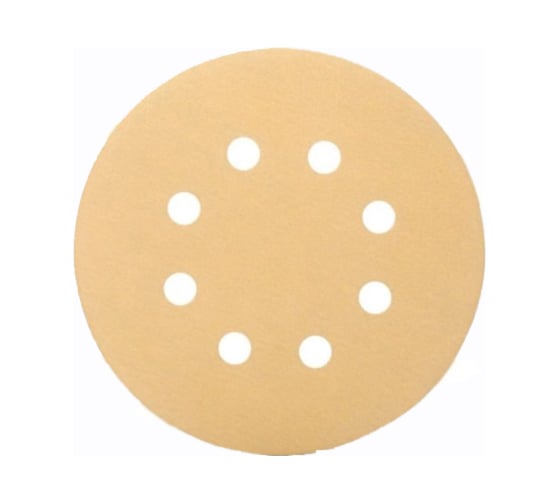 Изображение товара Диск шлифовальный перфорированный с липучкой (5 шт; 125 мм; Р100; 8 отв.) Abraforce 90353