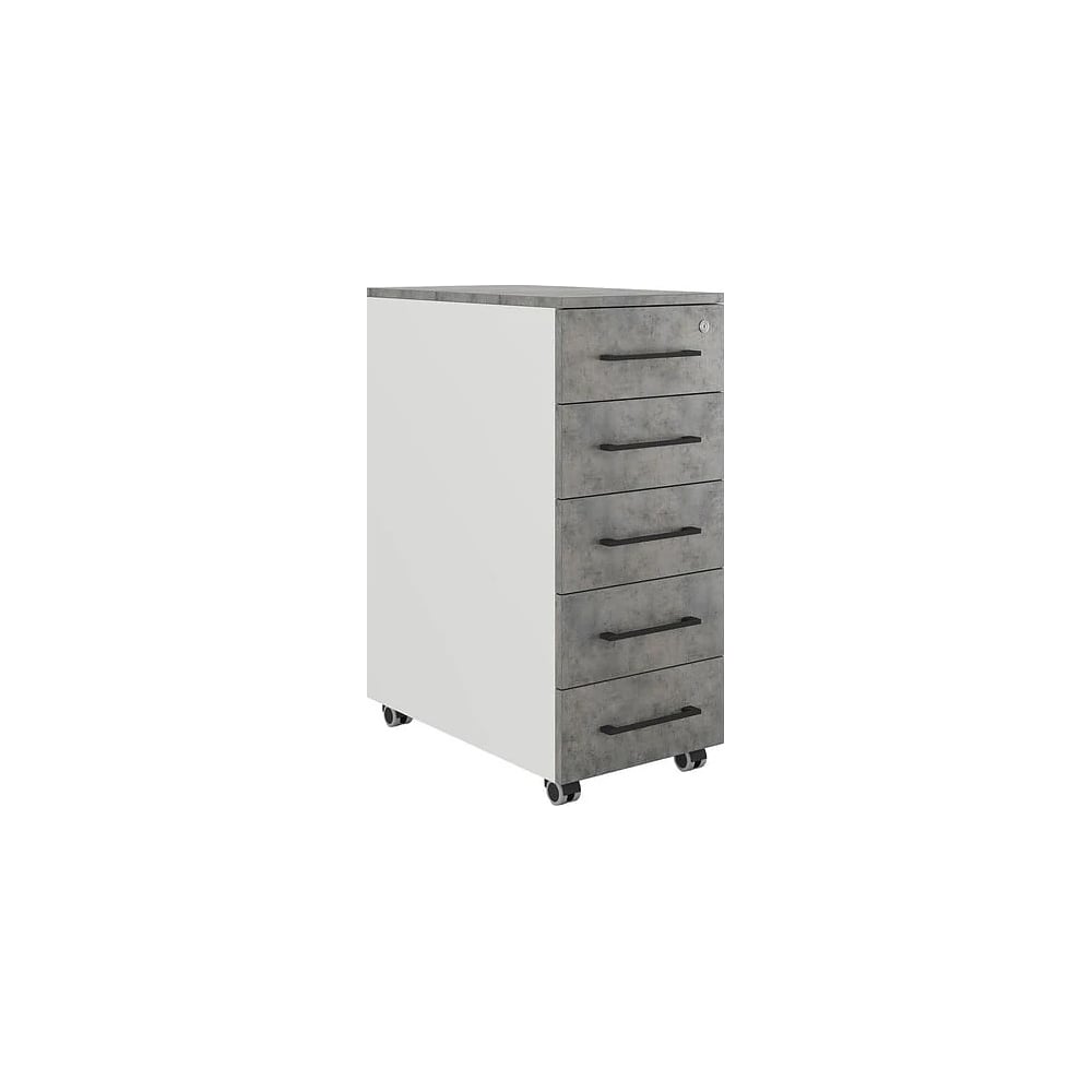 Тумба мобильная Kobor TМ5-40/80 white/chicago 221781