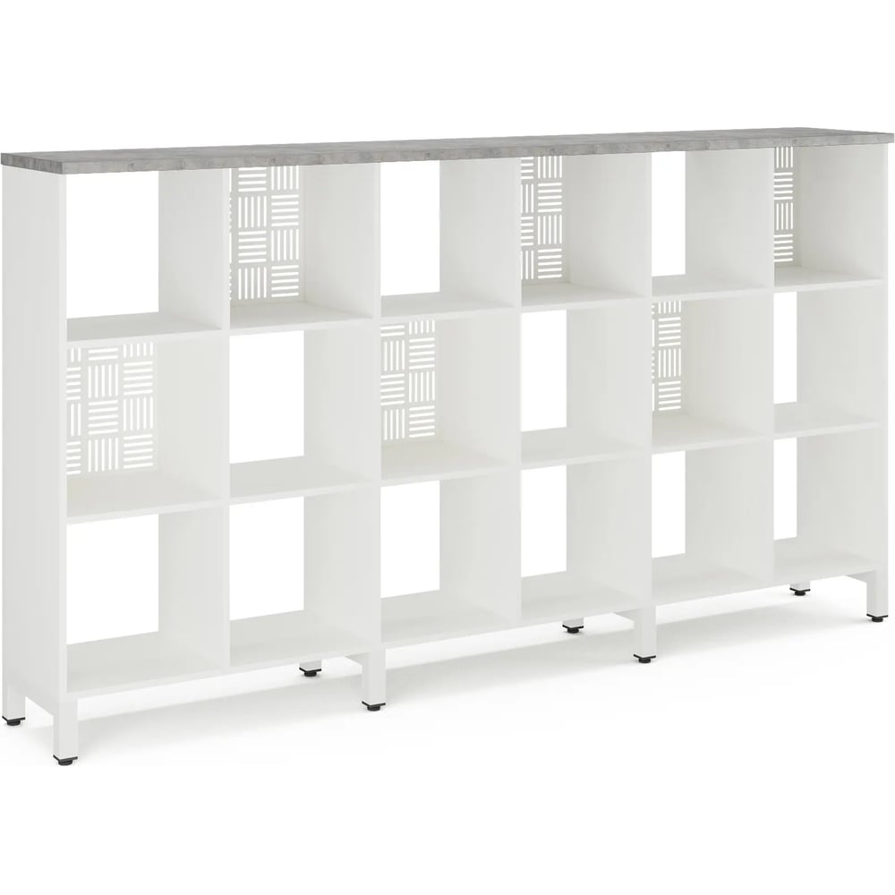 Стеллажная система Kobor SQ-3Х6 white/chicago 221521