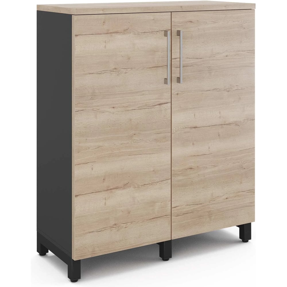Шкаф распашной Kobor HR/3-90/40/M black/natural 220882