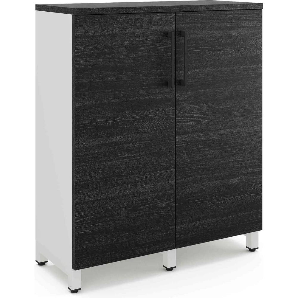 Шкаф распашной Kobor HR/3-90/40/M white/wood 221920