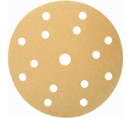 Изображение товара Диск шлифовальный перфорированный с липучкой (5 шт; 150 мм; Р120; 15 отв.) Abraforce 90362