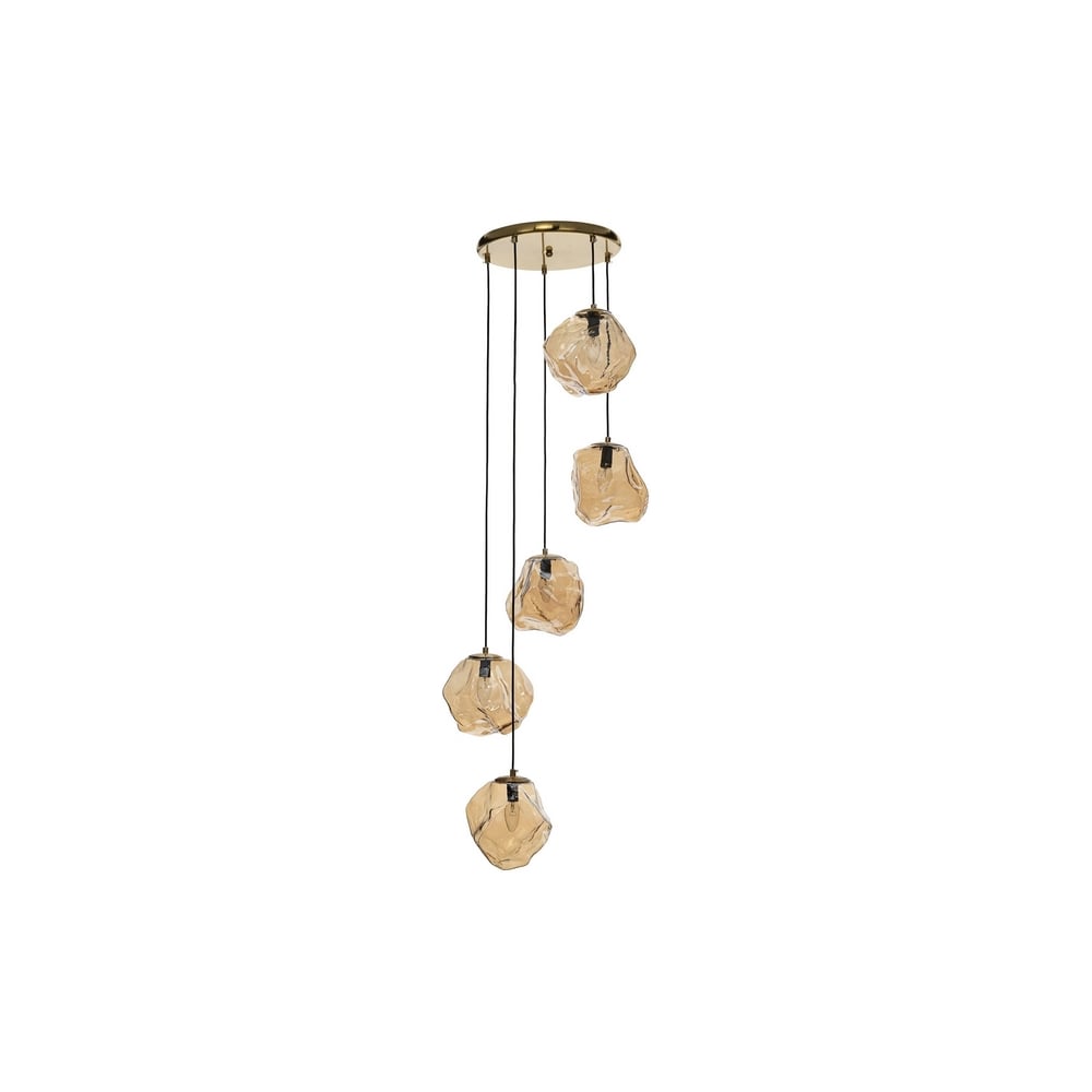 Подвесной светильник Citilux ROCKA янтарный CL247086