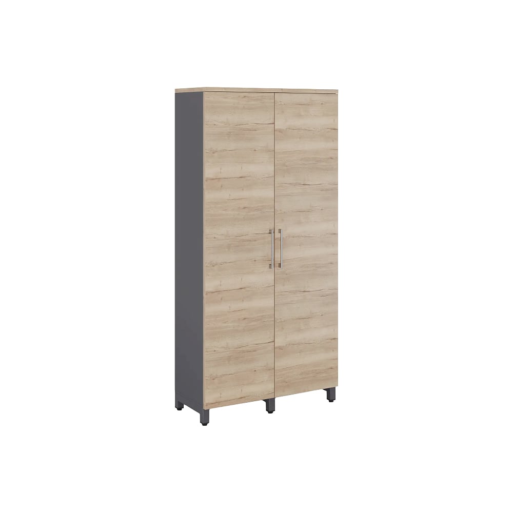 Шкаф распашной Kobor HR/2-90/40/M graphite/natural 220804