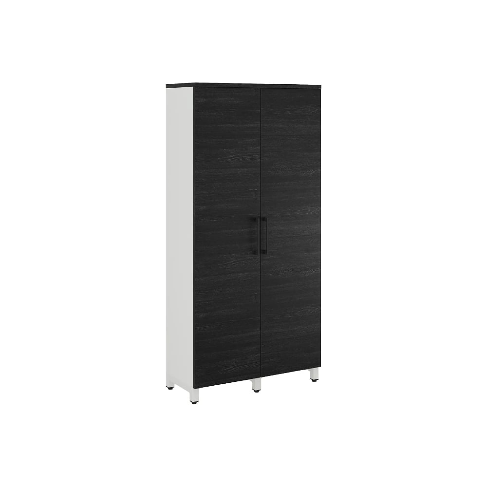 Шкаф распашной Kobor HR/2-90/40/M white/wood 221845