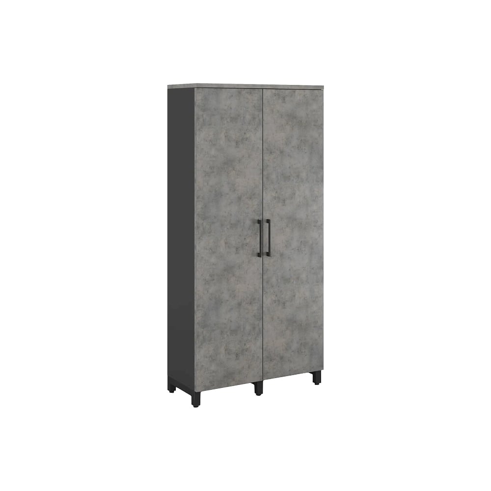 Шкаф распашной Kobor HR/2-90/60/M black/chicago 221798