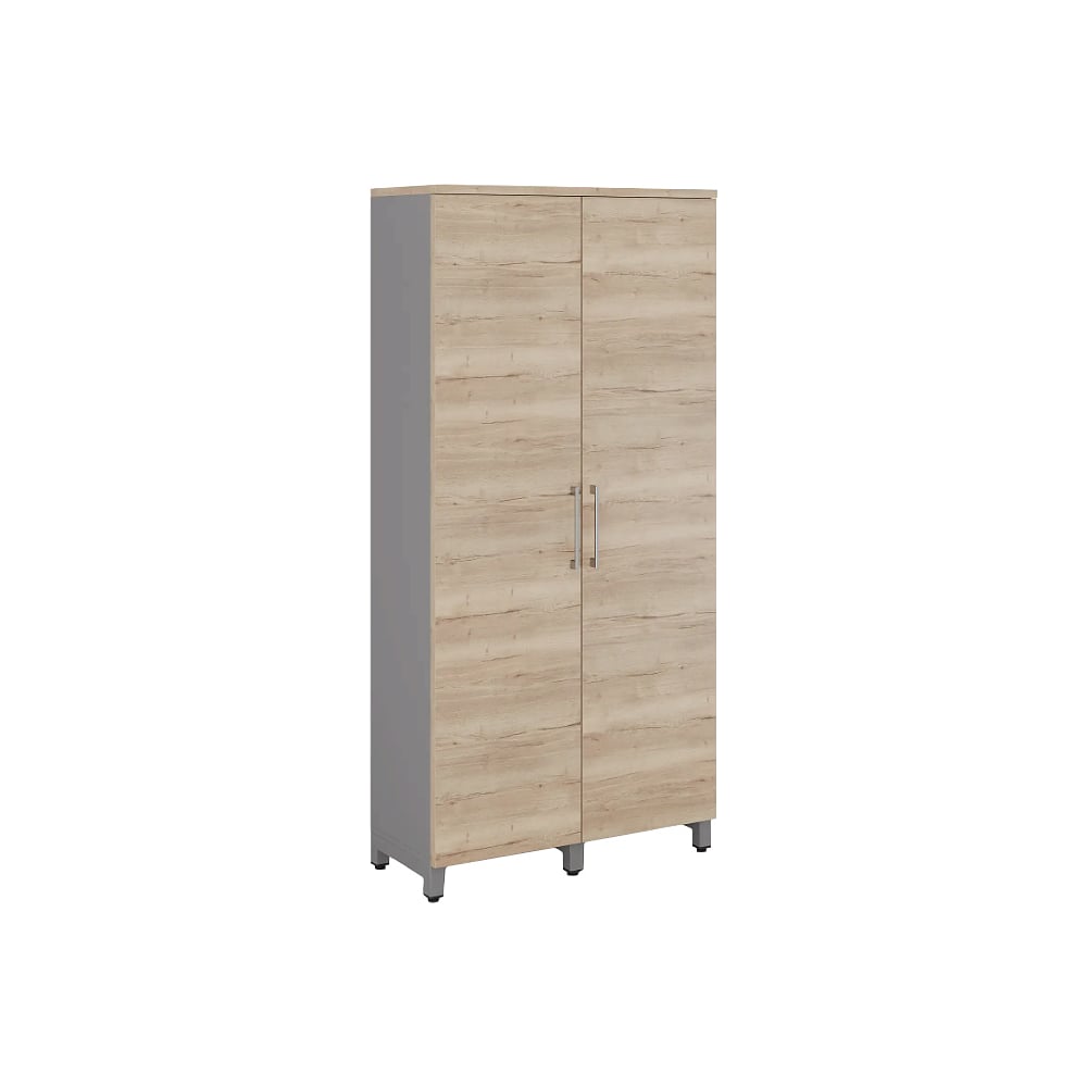 Шкаф распашной Kobor HR/3-45/40/M aluminum/natural 220970