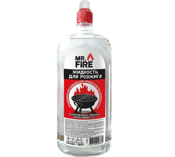 Изображение товара Жидкость для розжига AUTOEXPRESS MR.FIRE 1 л спорт-лок ЕТ1001