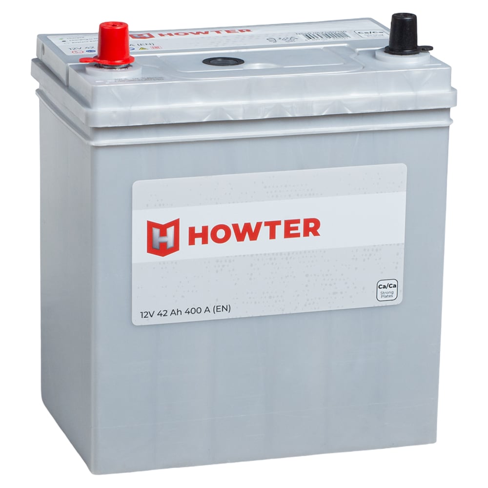 Изображение товара Аккумулятор HOWTER ASIA NS40 42L 400A 187x127x220 464485 Изображение товара Аккумулятор HOWTER ASIA NS40 42L 400A 187x127x220 464485