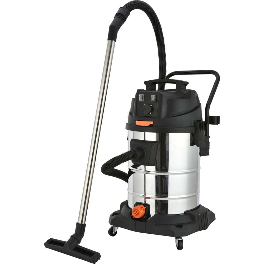 Пылесос строительный универсальный Redbo REDBO IVC-60C 2000 Вт, бак 60л, 17.8КПа, сухая и влажная уборка 57399