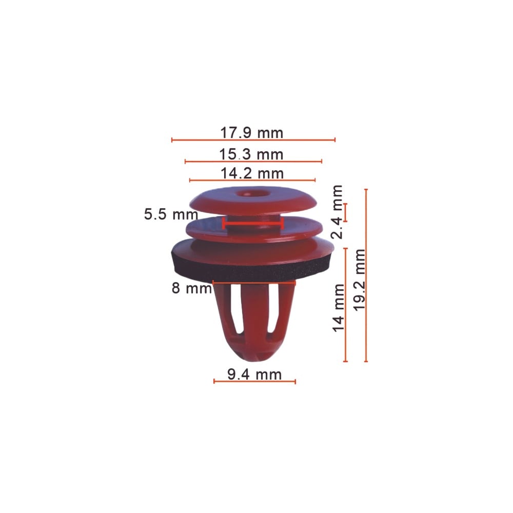 Клипса AVERS для BMW 07146962771 10 шт 07146962771-10