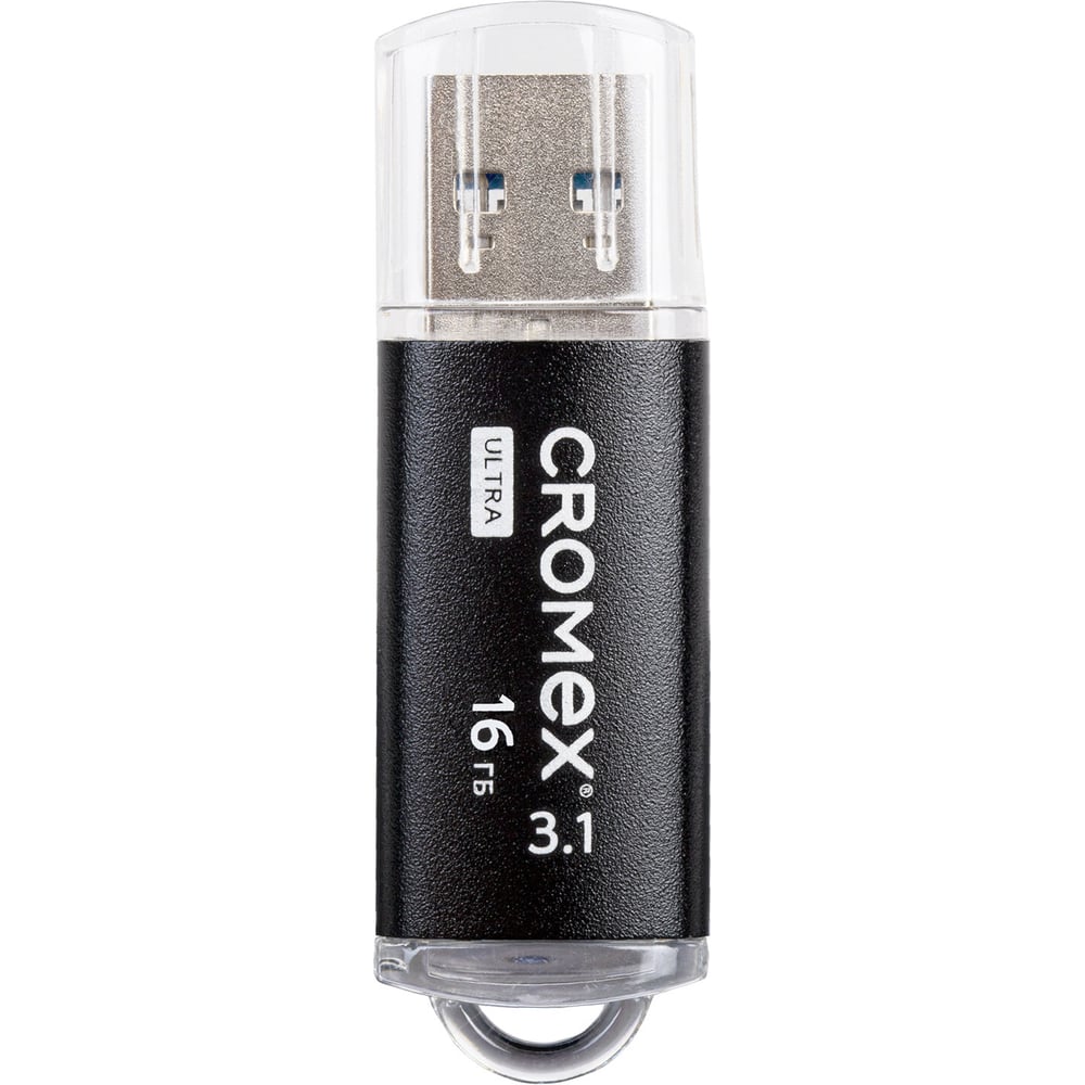 Изображение товара Флеш-диск Cromex Ultra USB 3.1 16 ГБ, металлический корпус, черный 514162