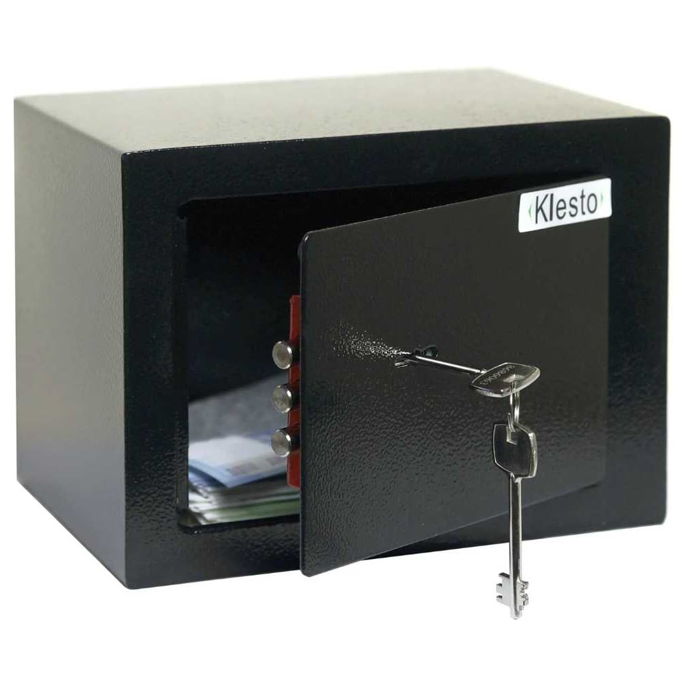 Сейф мебельный ключевой KlestO 17K Black 1000928