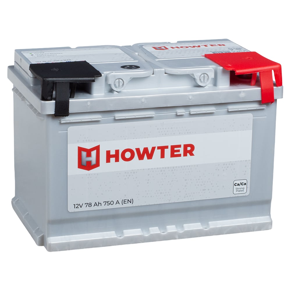 Аккумулятор автомобильный Howter 78RS 750 А, 278x175x175 мм 464543