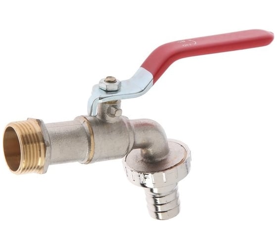 Изображение товара Водоразборный кран Zein Engr со штуцером 3/4", латунь 7373617