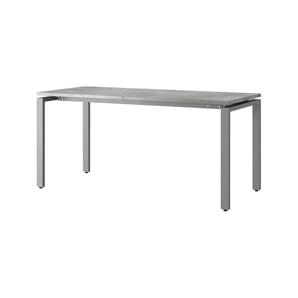 Стол компьютерный Kobor KP-80/70 aluminum/chicago 250237