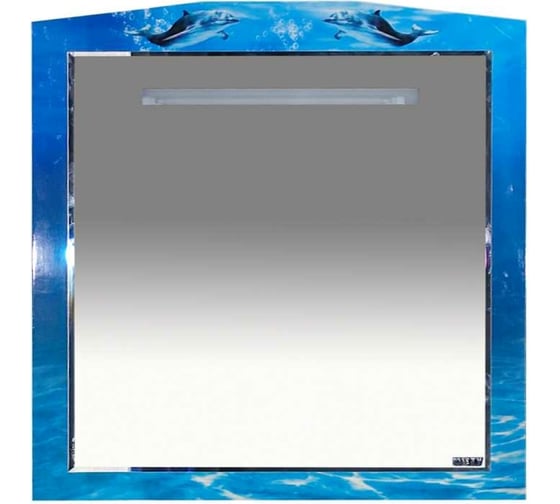 Изображение товара Зеркало с полкой Misty Дельфин-90 П-Дел03090-221Св