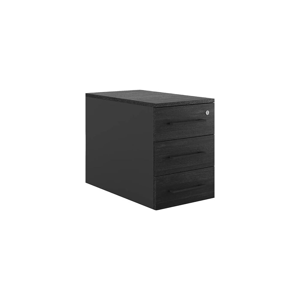 Тумба приставная Kobor TS3-40/60 black/wood 221575