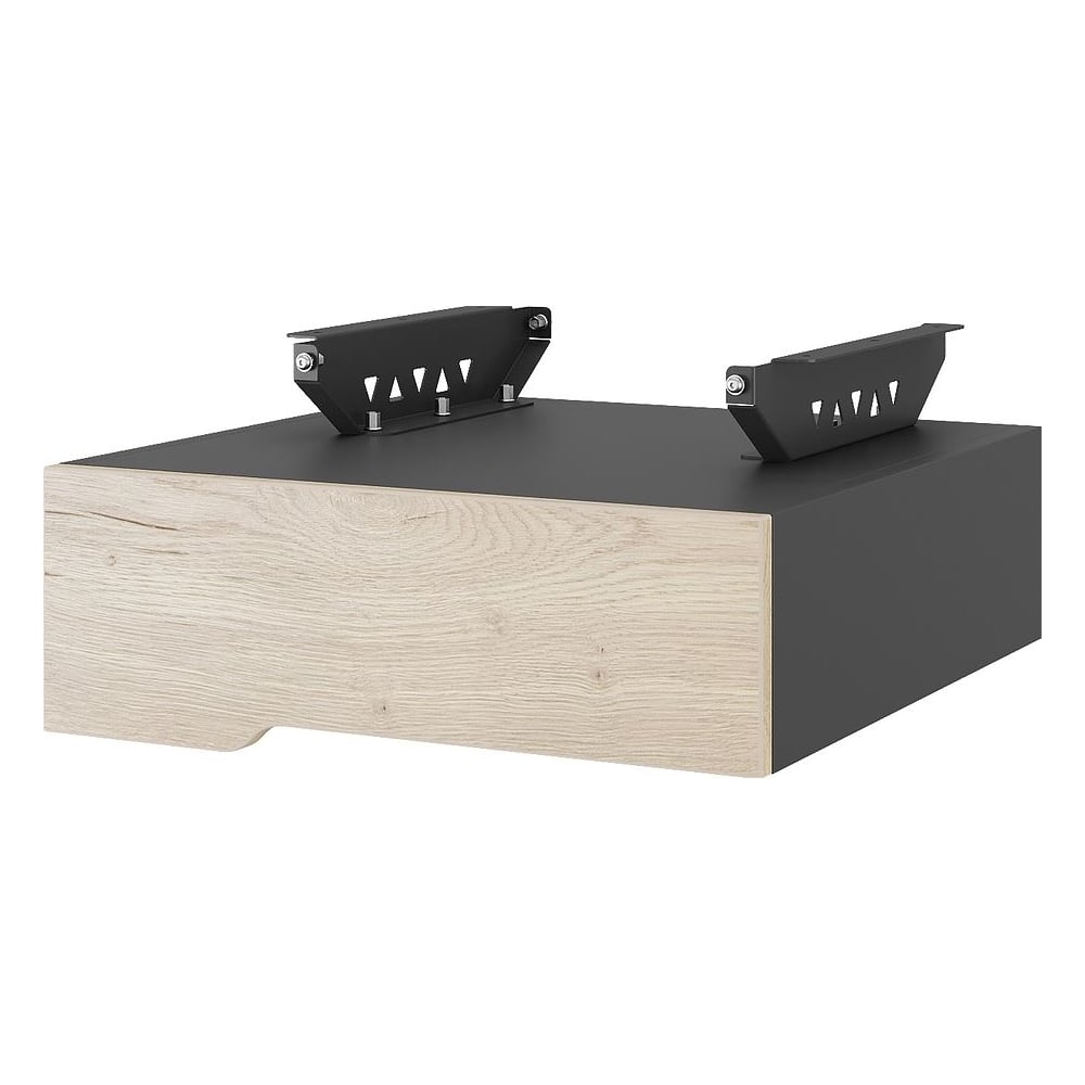 Тумба подвесная Kobor на 1 ящик T-1 black/natural 230442