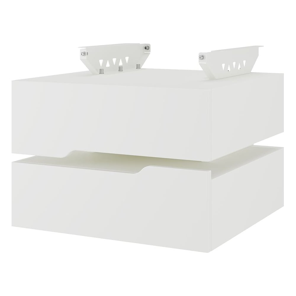 Тумба подвесная Kobor на 2 ящика T-2 white/premium 230478