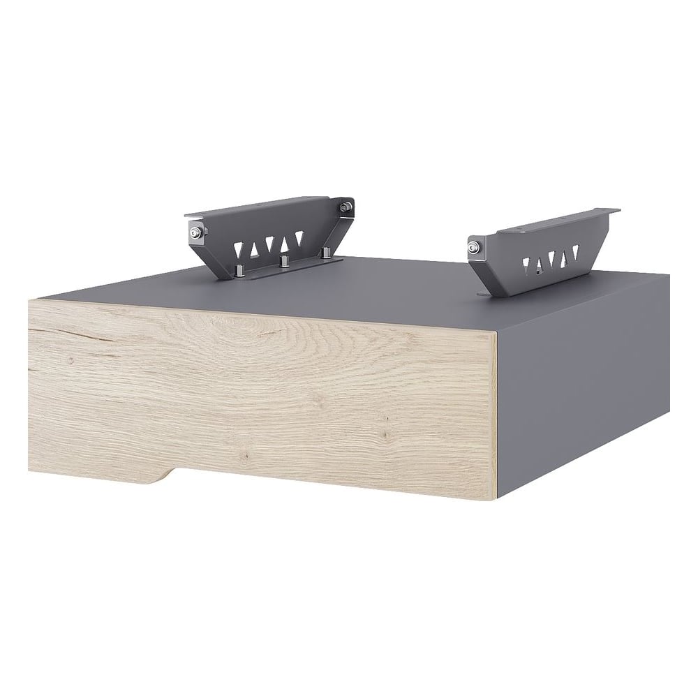 Тумба подвесная Kobor на 1 ящик T-1 graphite/natural 230456