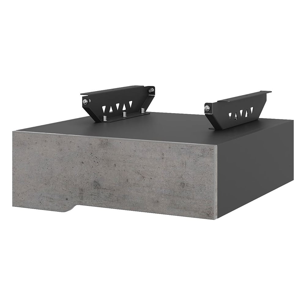 Тумба подвесная Kobor на 1 ящик T-1 black/chicago 230436