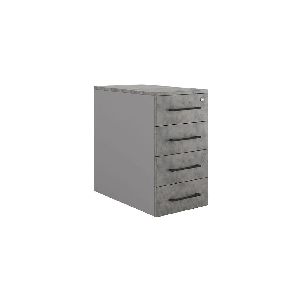 Тумба приставная Kobor TS4-40/50 aluminum/chicago 221678