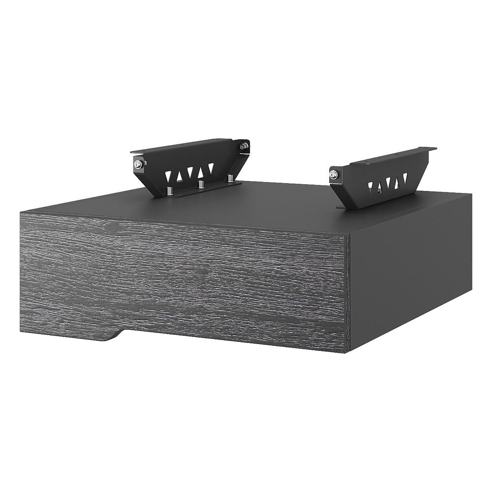 Тумба подвесная Kobor на 1 ящик T-1 black/wood 230439