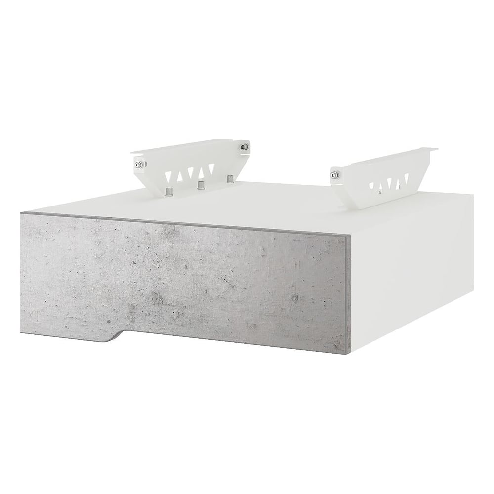 Тумба подвесная Kobor на 1 ящик T-1 white/chicago 230480