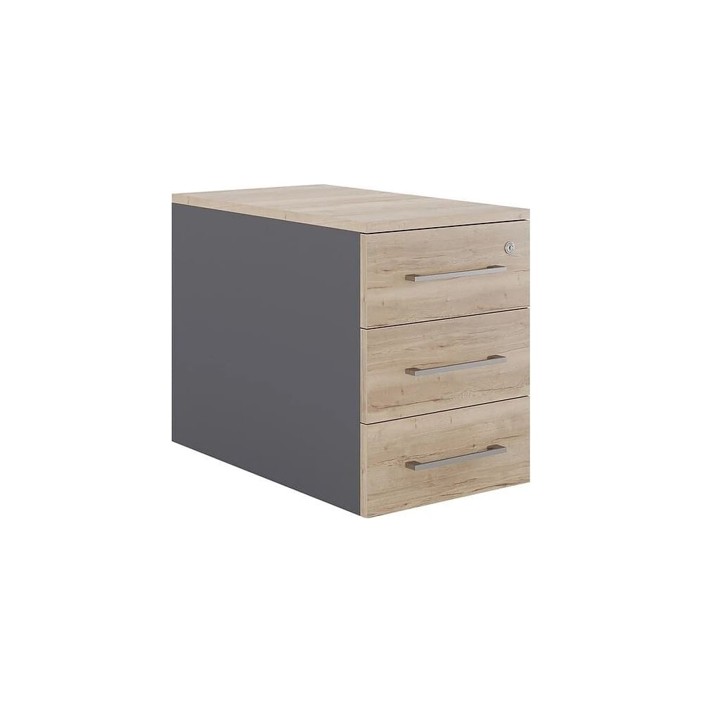 Тумба приставная Kobor TS3-40/80 graphite/natural 220513