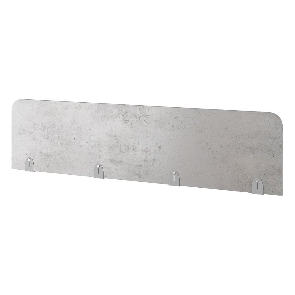 Верхний экран-перегородка Kobor ЛДСП EV-140 aluminum/chicago 230070
