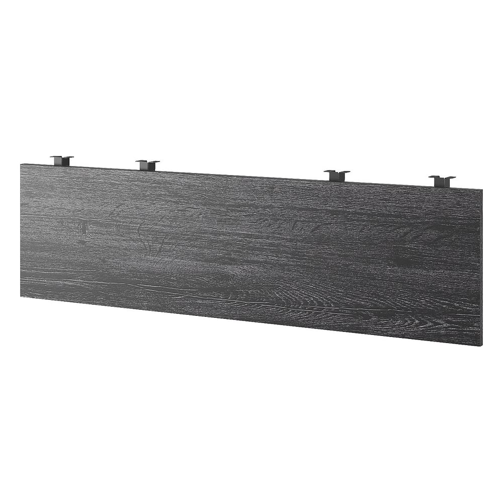 Нижний подвесной экран Kobor ЛДСП EN-100 black/wood 230158
