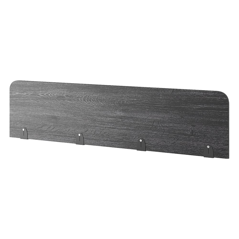 Верхний экран-перегородка Kobor ЛДСП EV-140 black/wood 230016