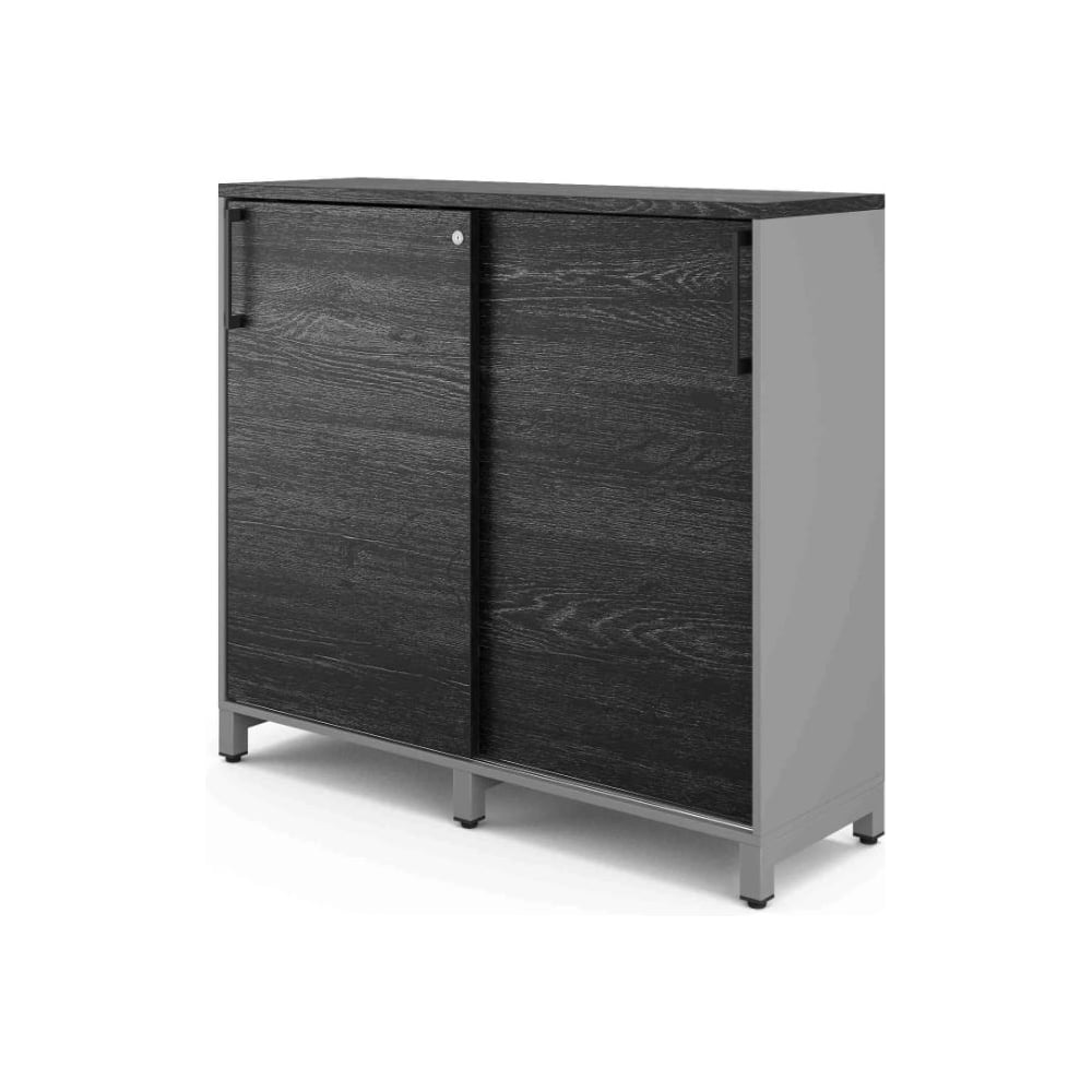 Шкаф-купе Kobor HK/3-120/60/M aluminum/wood 221906