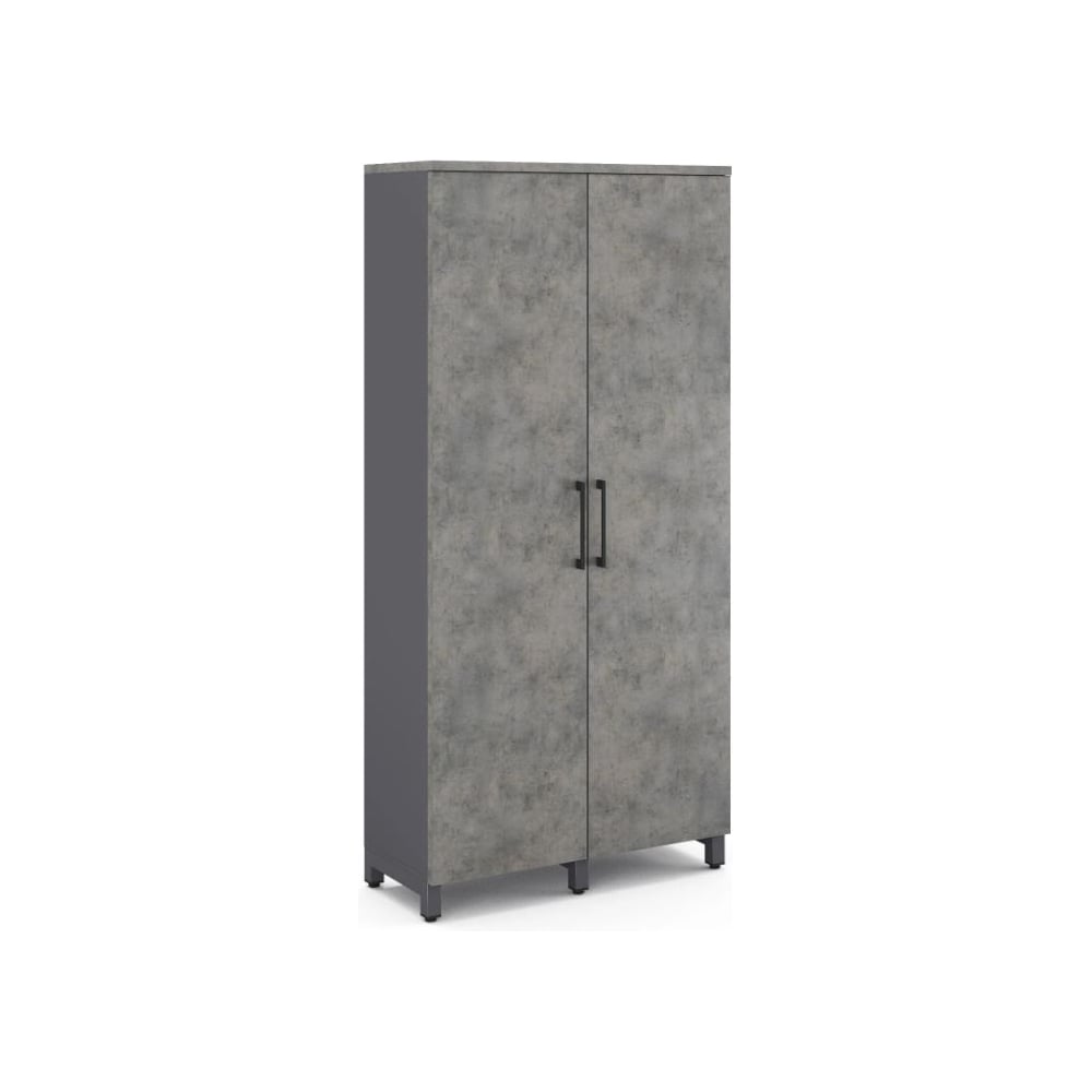 Шкаф распашной Kobor HR/5-90/60/M graphite/chicago 221948