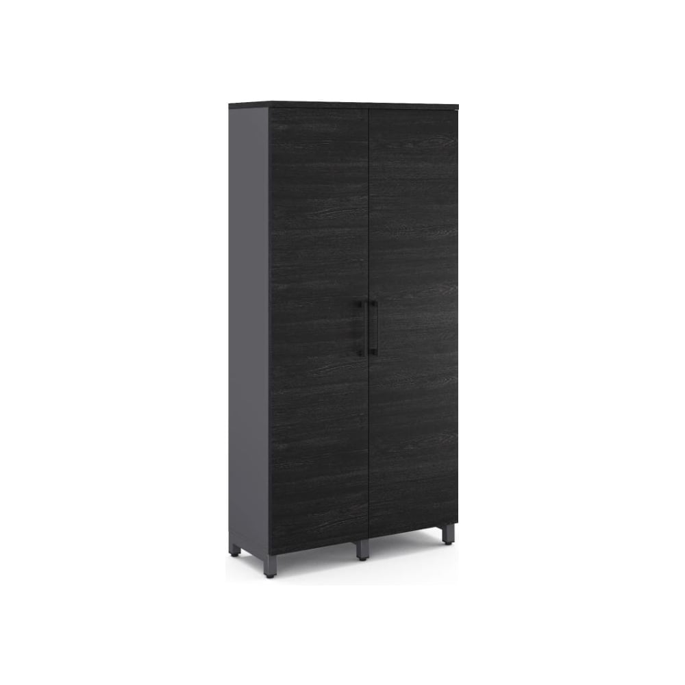 Шкаф распашной Kobor HR/5-90/60/M graphite/wood 221951