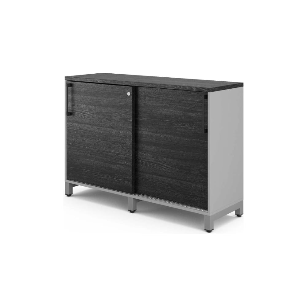 Шкаф-купе Kobor HK/2-120/60/M aluminum/wood 221836