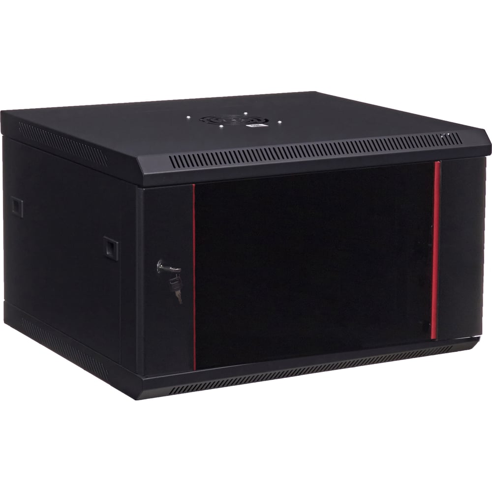 Изображение товара Настенный серверный шкаф W&T 19 дюймов 6U черный 600x450 мм IP20