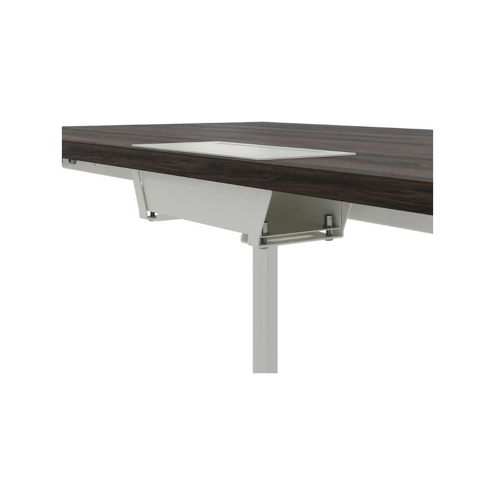 Лючок для проводов Kobor AК4-28 white 230539